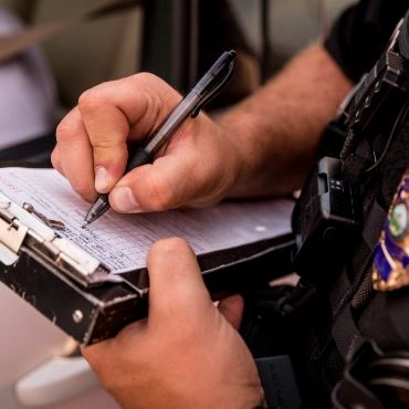 News Flag hanging on porch